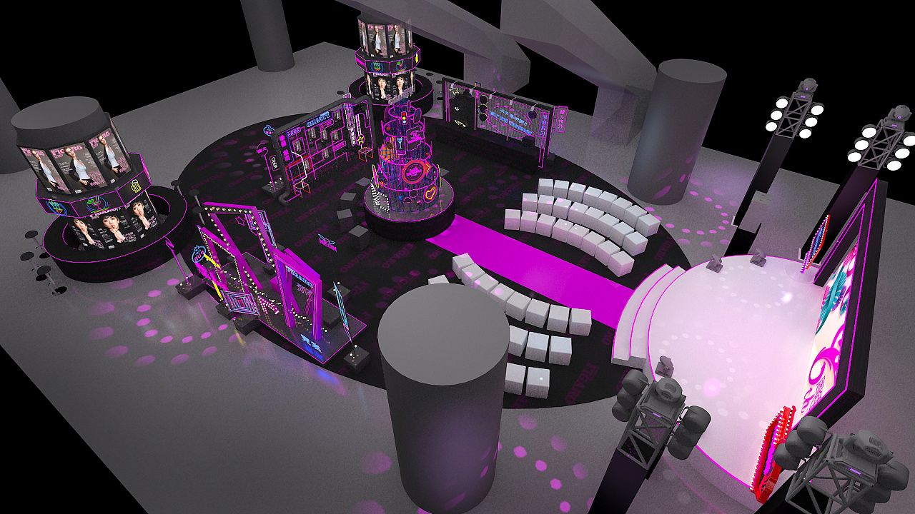 嘉年华-商场活动|空间|舞台美术|zlt168 - 原创作品 - 站酷 (zcool)