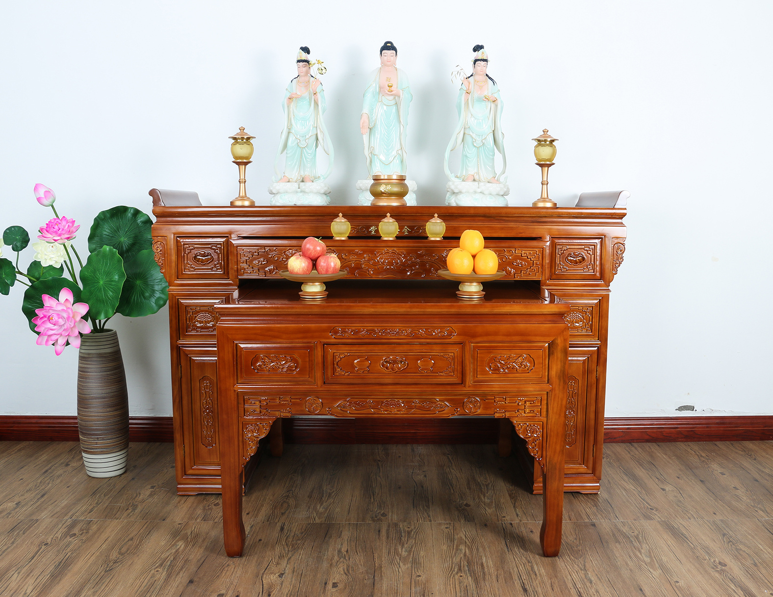 佛教用品 家用供桌 财神桌 佛桌拍摄 梵泽福佛具用品