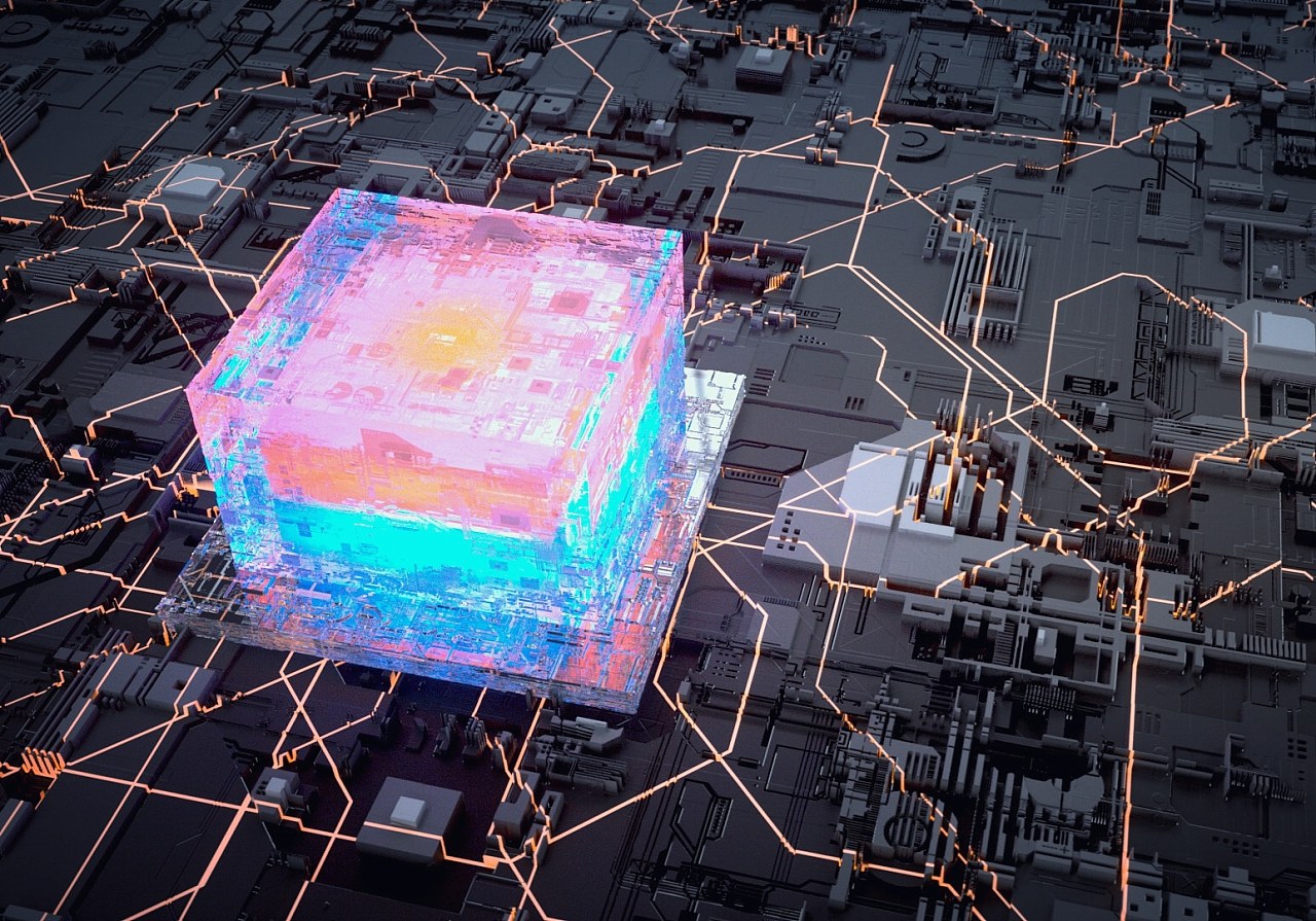 科技感芯片临摹