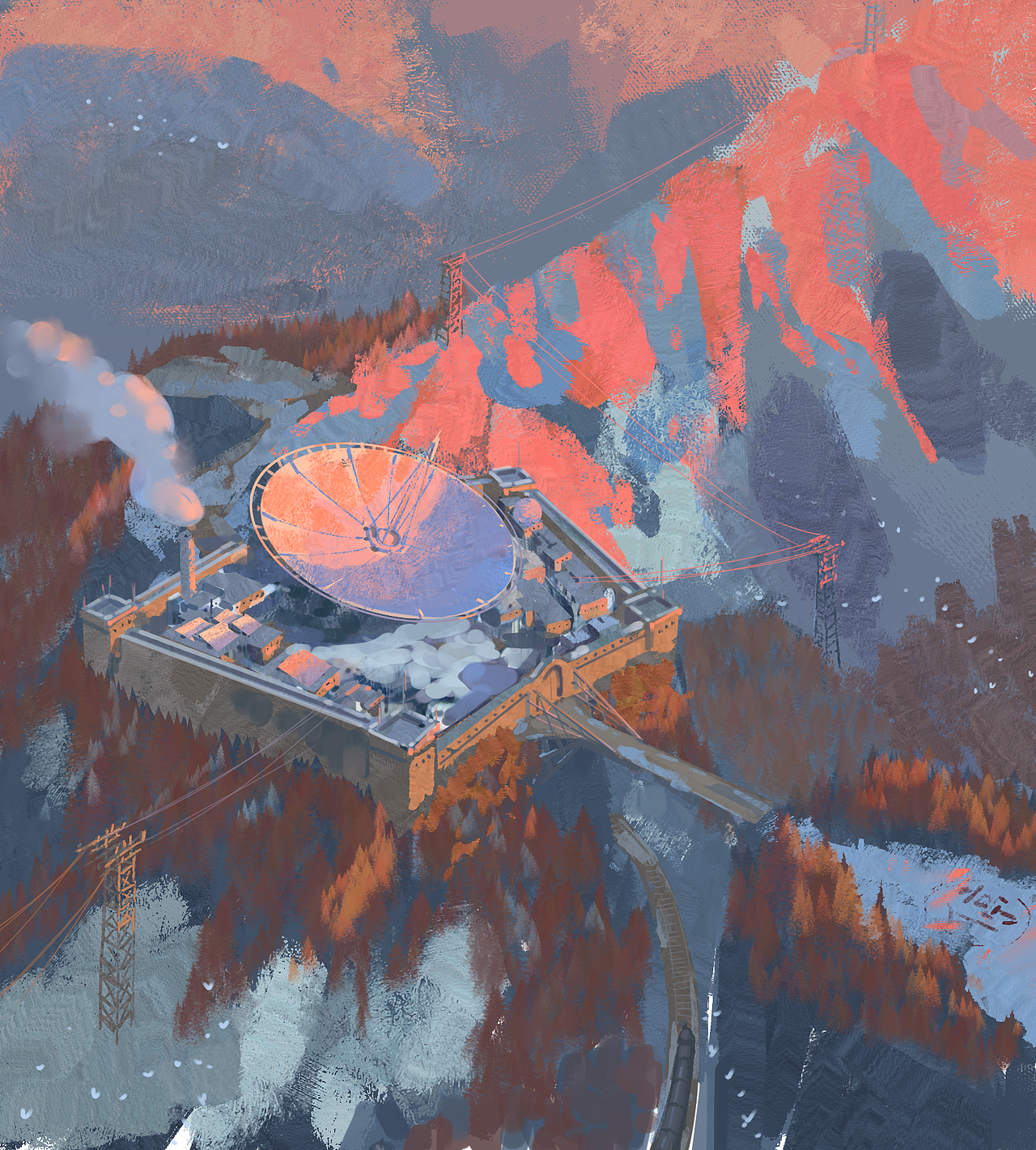 红岸-雷达峰 更新~（图ZMjExMjE4OTIw） - 概念设定 - 站酷设计师_JNN原创素材 - 站酷ZCOOL