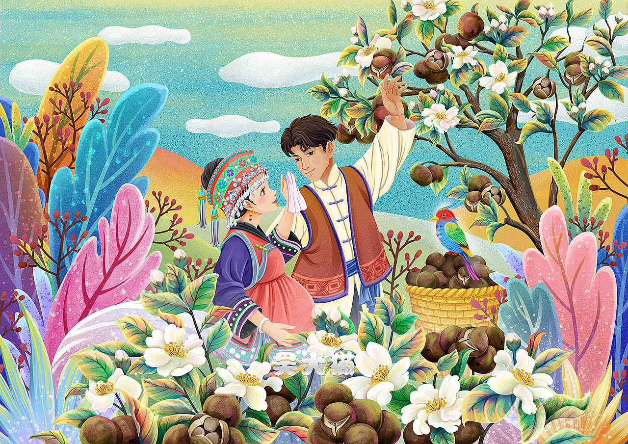 特产系列（图ZMjQwMTEyNDQ4） - 商业插画 - 站酷设计师吴大猫原创素材 - 站酷ZCOOL