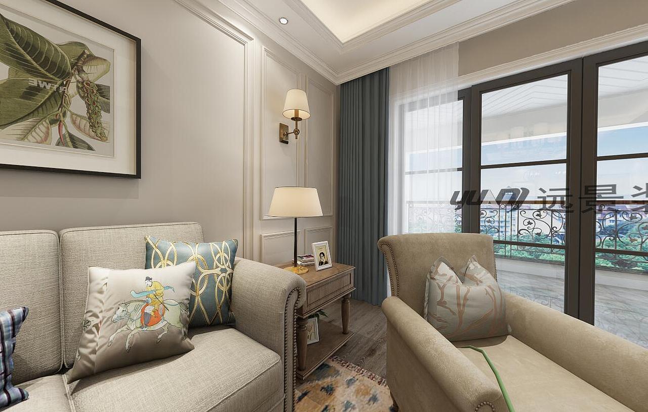 渝北保利高尔夫公馆装修案例-现代美式-重庆远景装饰（图ZMTI1MjU1ODE2） - 家装设计 - 站酷设计师重庆室内设计师原创素材 - 站酷ZCOOL