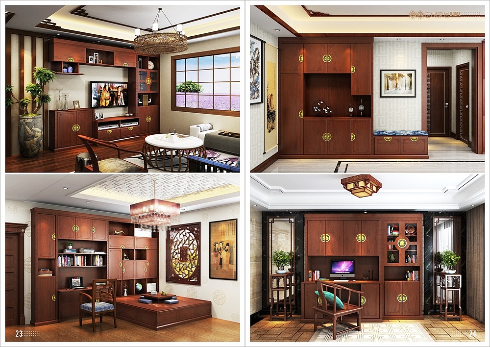 郑州吸塑彩页设计定制家具图册印刷板式全屋定制画册