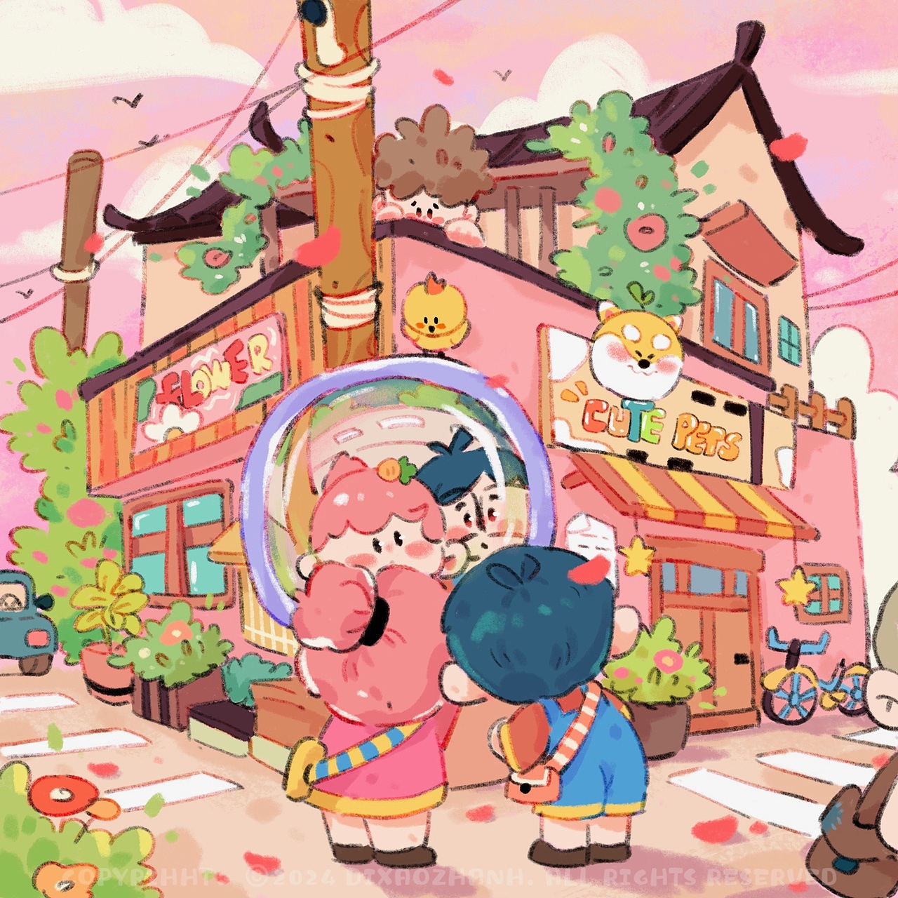 记得拍照打卡（图ZMzc1MzMzMjYw） - 儿童插画 - 站酷设计师D笑长原创素材 - 站酷ZCOOL