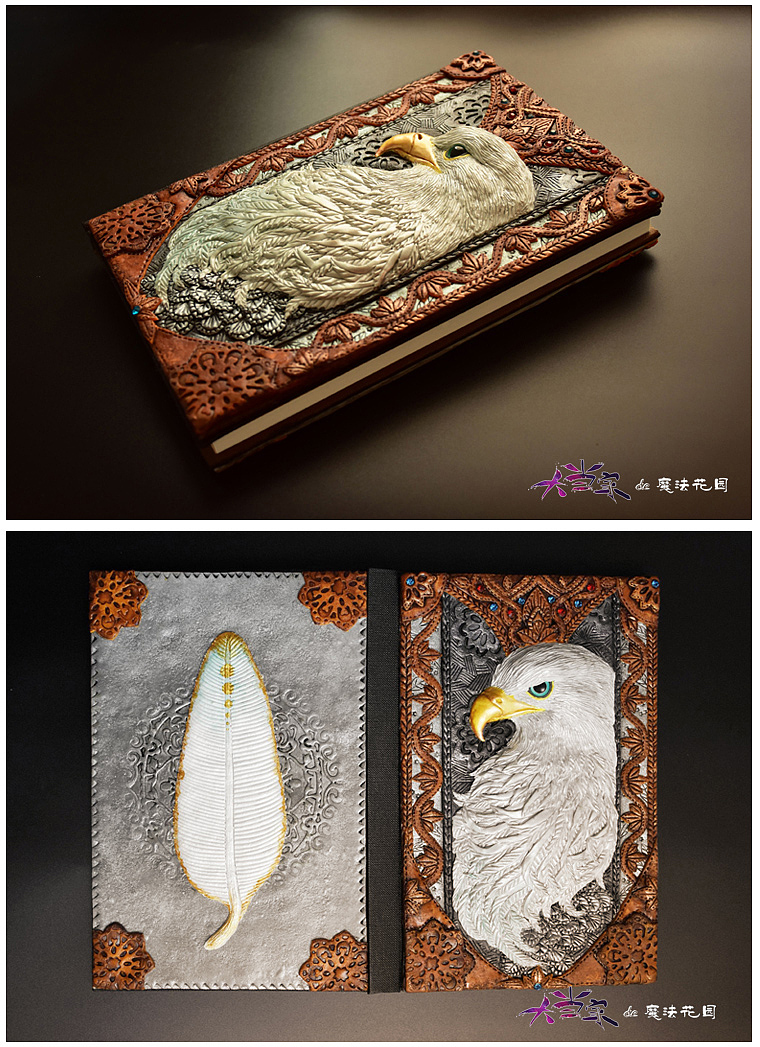 原创软陶书皮--老鹰（图ZNzExNDg3ODA=） - 其他手工艺 - 站酷设计师大当家的魔法花园原创素材 - 站酷ZCOOL