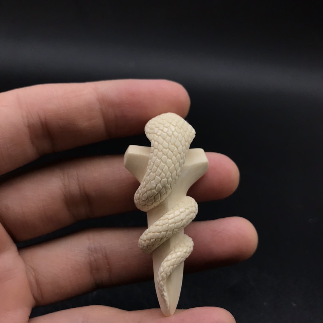 猛犸牙黑曼巴吊坠挂件（图ZMjA3MDE1MDk2） - 工艺品设计 - 站酷设计师薇信mengma0756原创素材 - 站酷ZCOOL