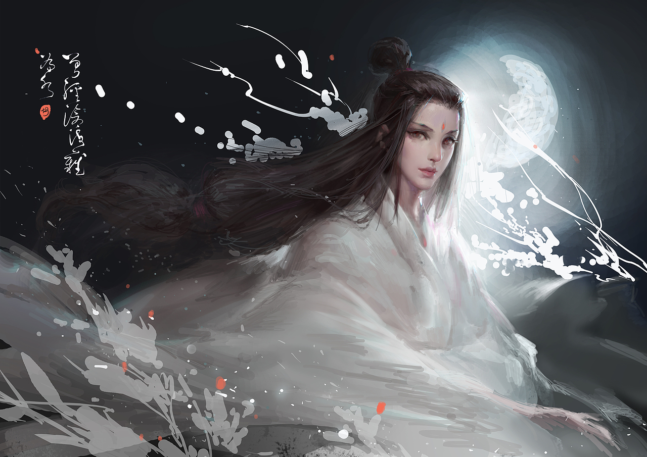 曾经沧海难为水（图ZMTA3NDM5ODU2） - 艺术插画 - 站酷设计师huzeyu2017原创素材 - 站酷ZCOOL