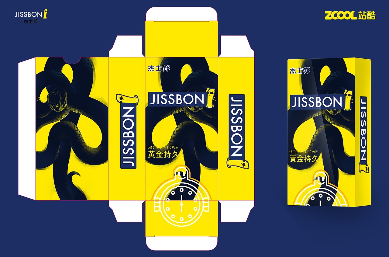 黑蛇·杰士邦·黄金持久·避孕套（图ZMjE2OTUyMTk2） - 包装 - 站酷设计师梦幻结界原创素材 - 站酷ZCOOL