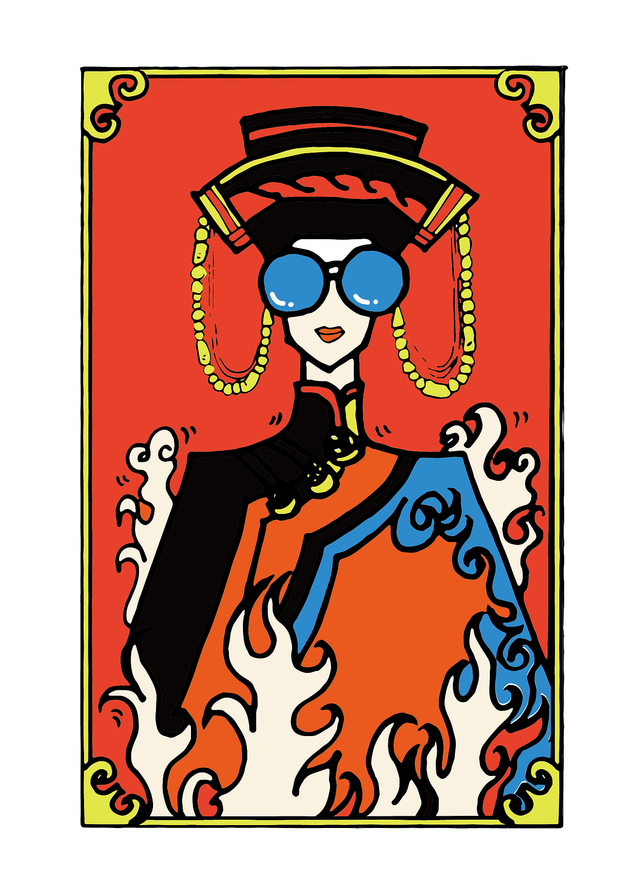 彝族元素设计 万花