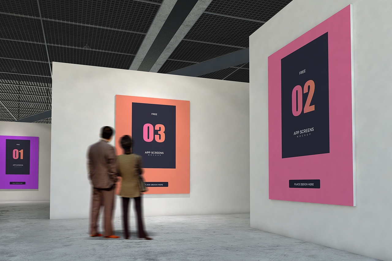 展会海报样机（图ZMjM4MjAyMDg0） - 海报 - 站酷设计师过稿素材原创素材 - 站酷ZCOOL