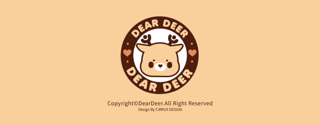 圆鹿鹿蛋糕面包甜品店烘焙餐饮奶茶VI及IP设计品牌升级