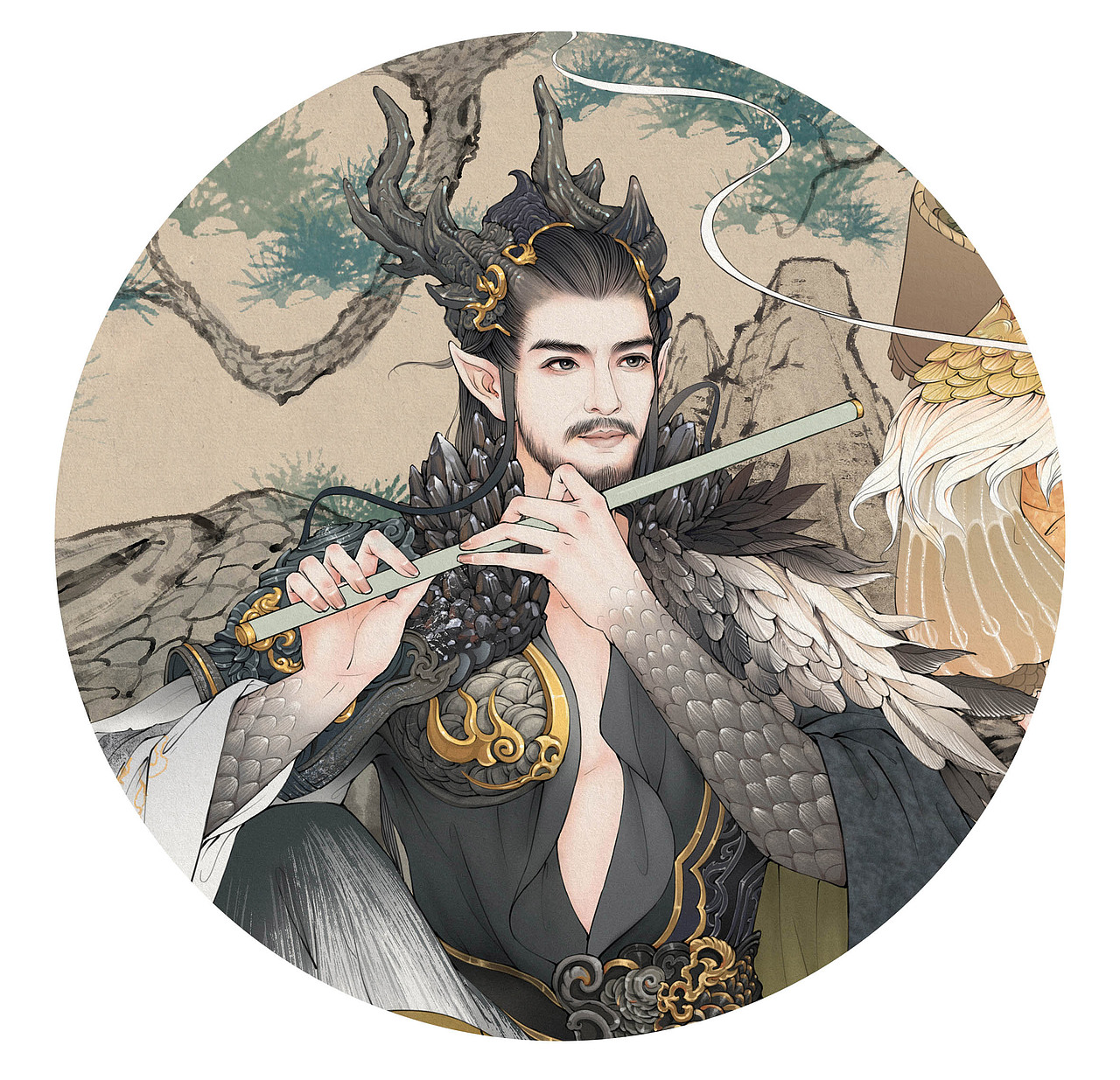 最近的作品（大话龙族）（图ZMTY3NjM0OTUy） - 商业插画 - 站酷设计师千景绘studio原创素材 - 站酷ZCOOL