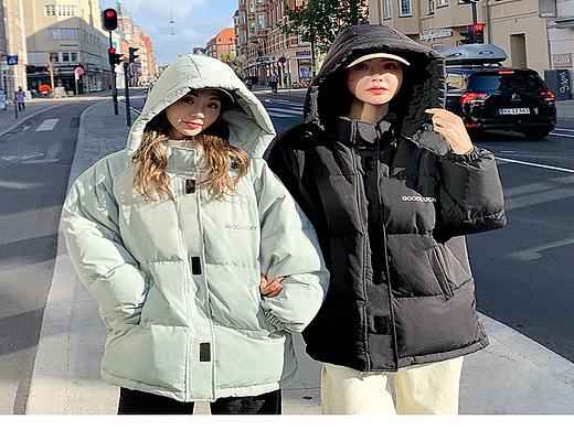 冬季网红风羽绒服保暖时尚女装 详情页