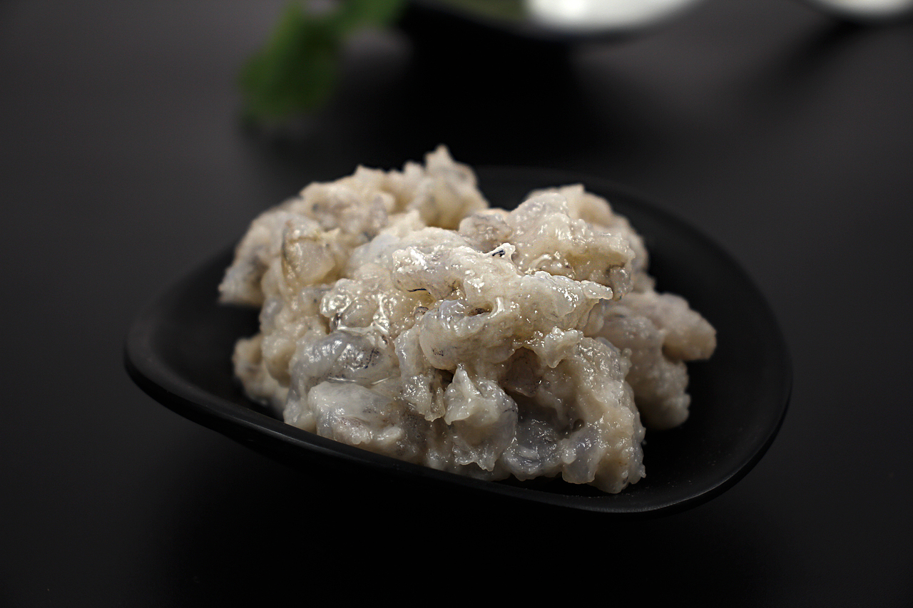 满口香全是肉肉的虾滑