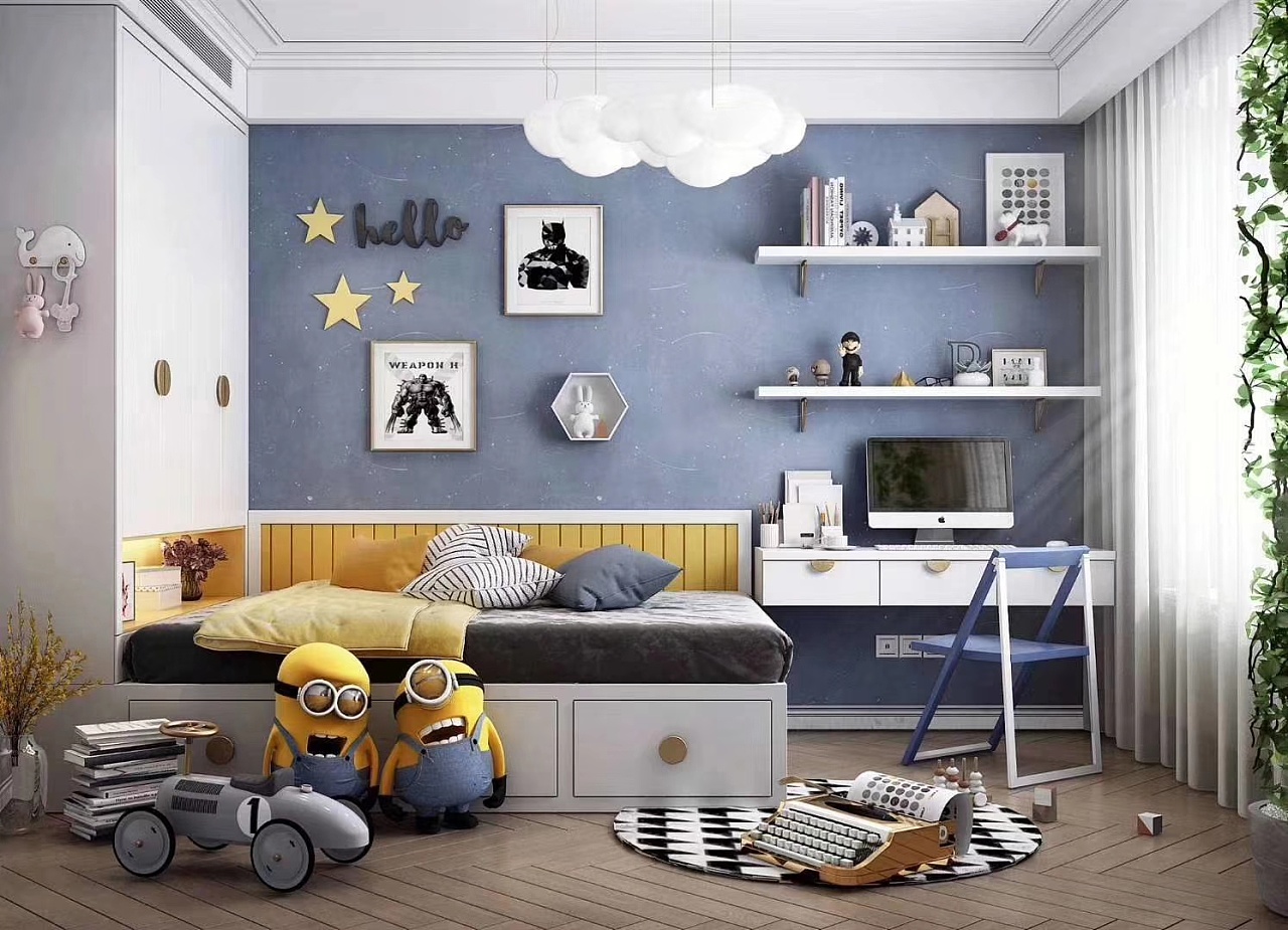 儿童房空间表现|空间|室内设计|GZ空间表现设计 - 原创作品 - 站酷 (ZCOOL)