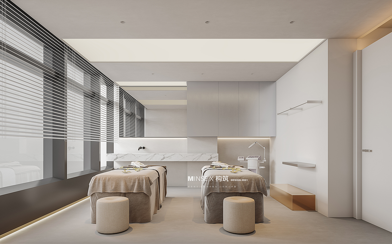 space 路径连线 X 美容院SPA护理空间