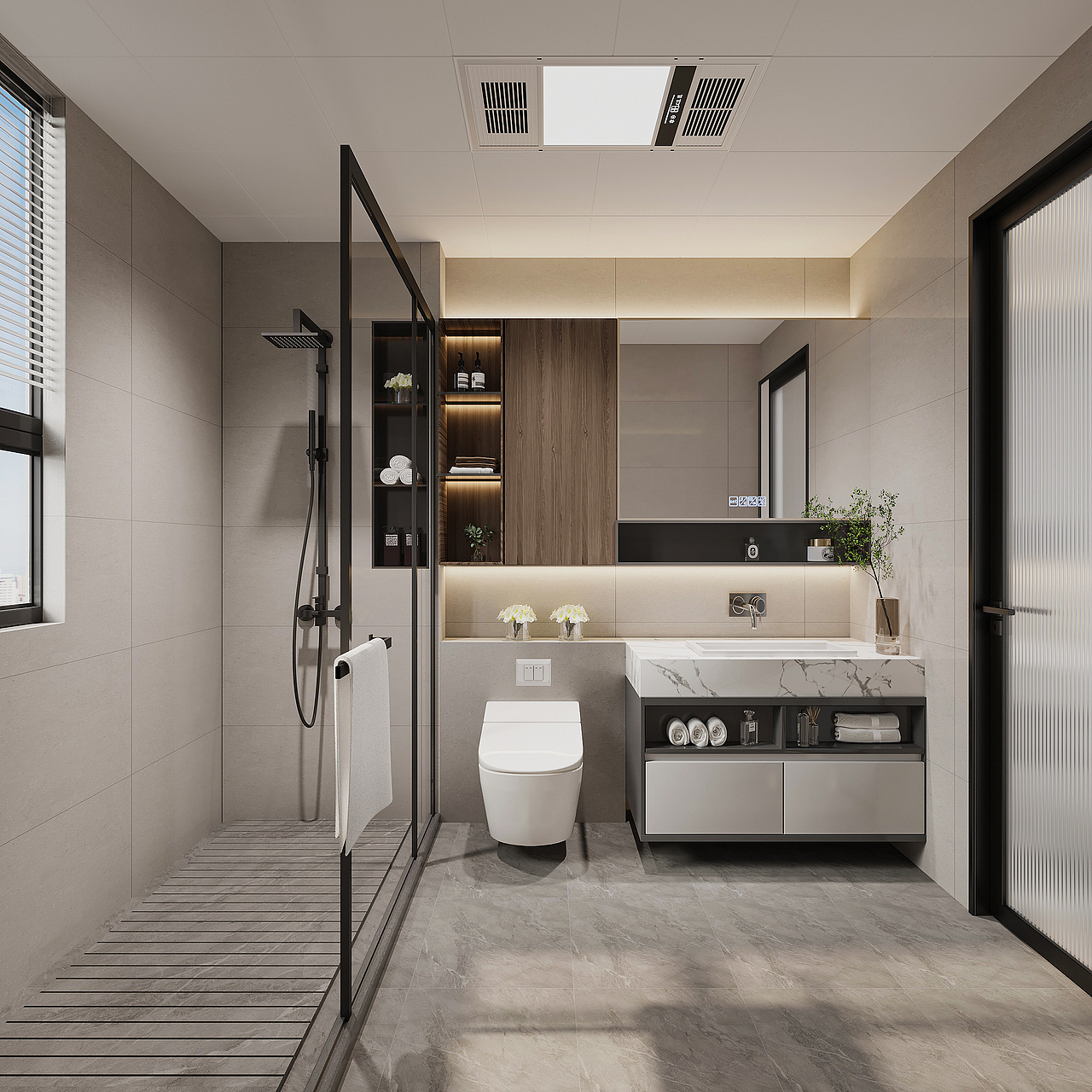 深圳装修:大族云峰二期,现代简约风的家