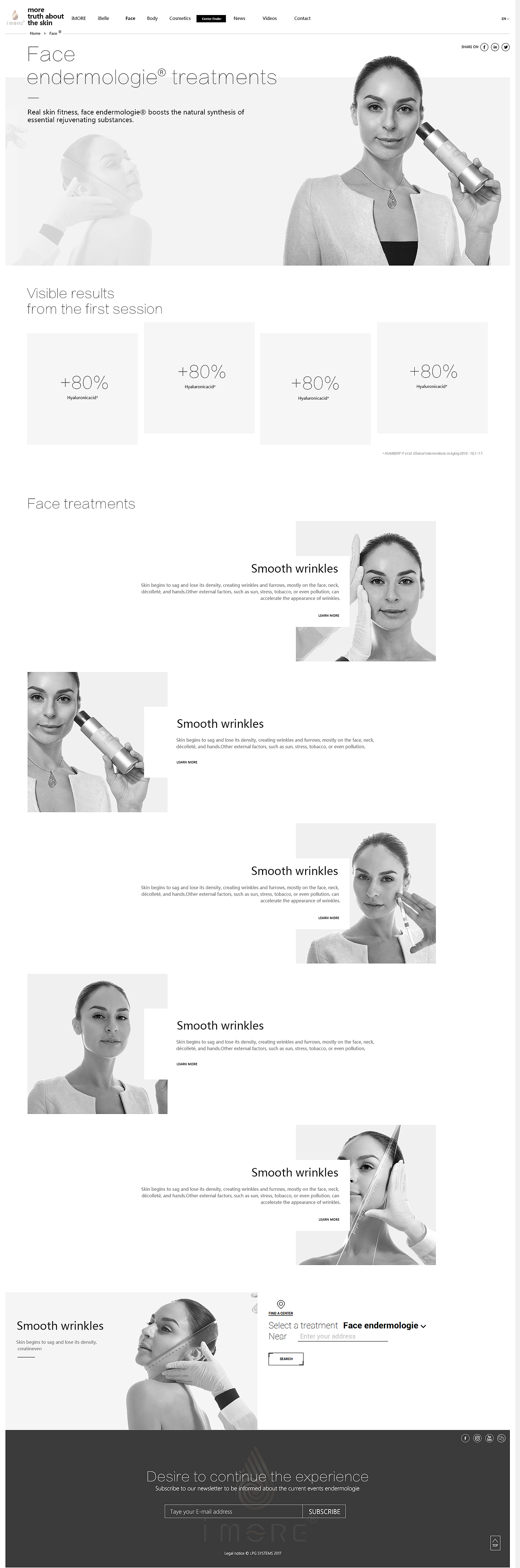 美容仪器官网设计