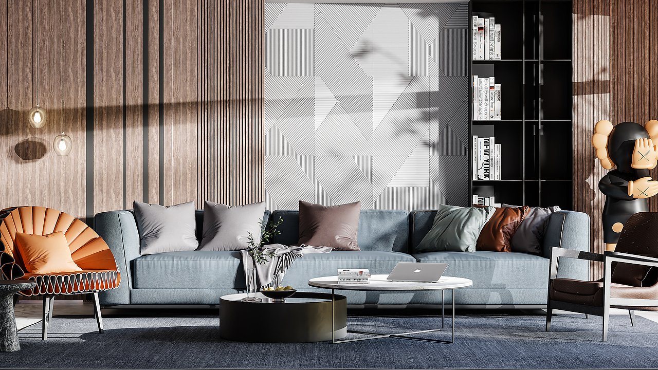 【BLENDER渲染】彩色与黑白的世界（图ZMjY5Mjk1MDE2） - 场景 - 站酷设计师阿泽不叫啊泽原创素材 - 站酷ZCOOL