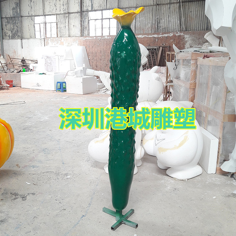 农村蔬菜雕塑图片玻璃钢大白菜上海青包菜青瓜雕塑摆设