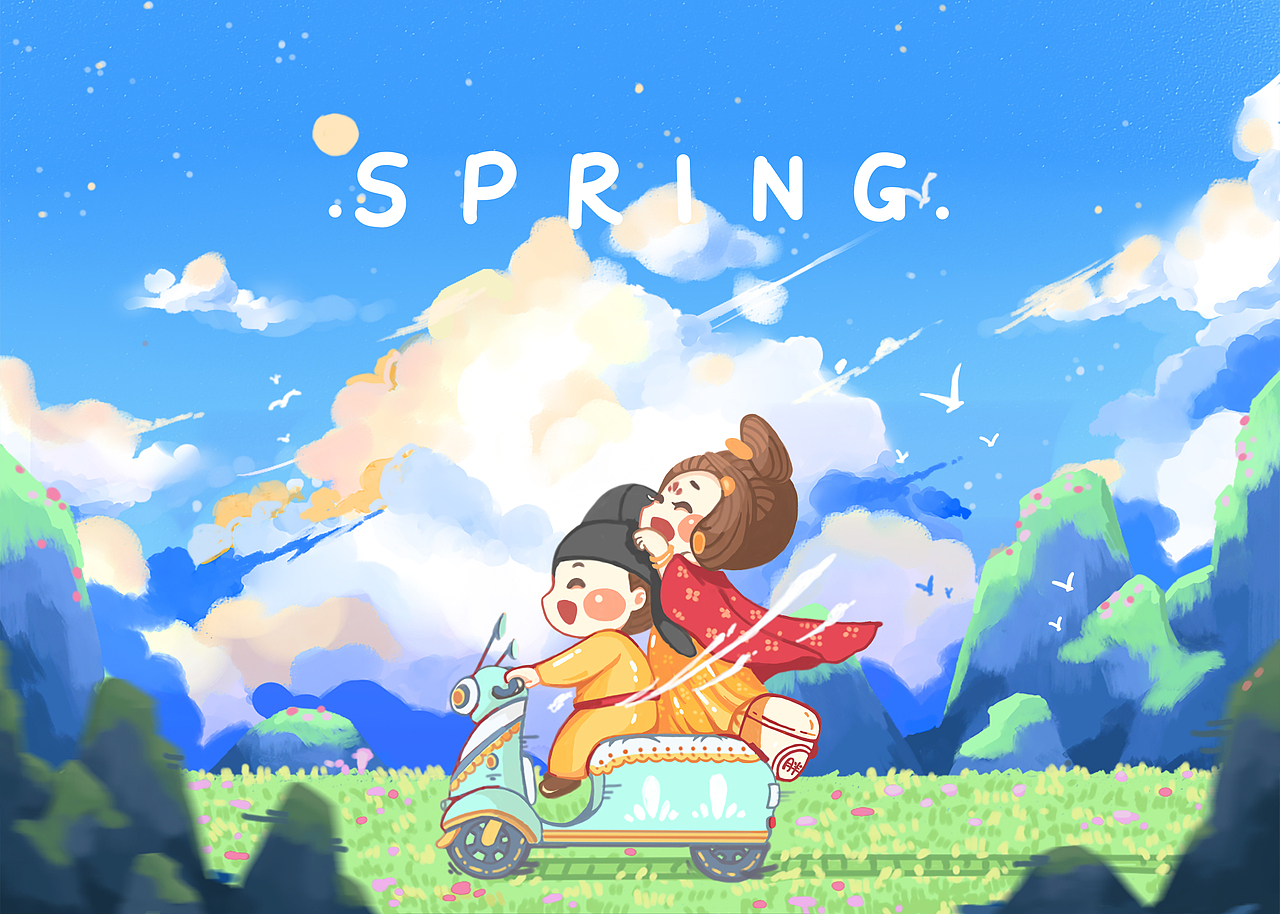 胖唐潮四季（图ZMjI0MTUyMzc2） - 儿童插画 - 站酷设计师MJPL原创素材 - 站酷ZCOOL