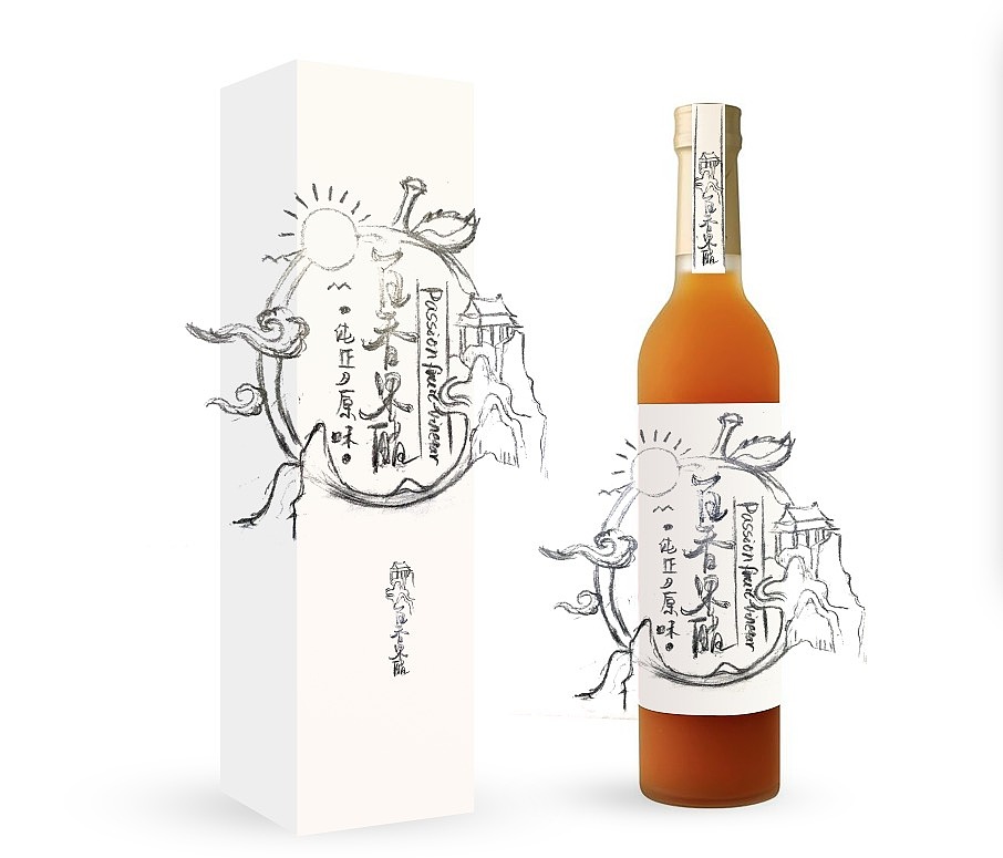 百香果汁包装（图ZMTI2MjA3ODMy） - 包装 - 站酷设计师有空设计原创素材 - 站酷ZCOOL