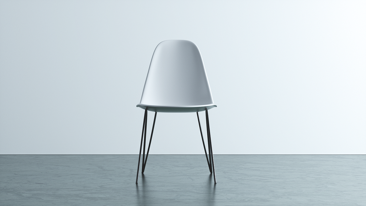 在之前公司做的椅子,比较喜欢这个造型,为了不浪费给它做了一个动画