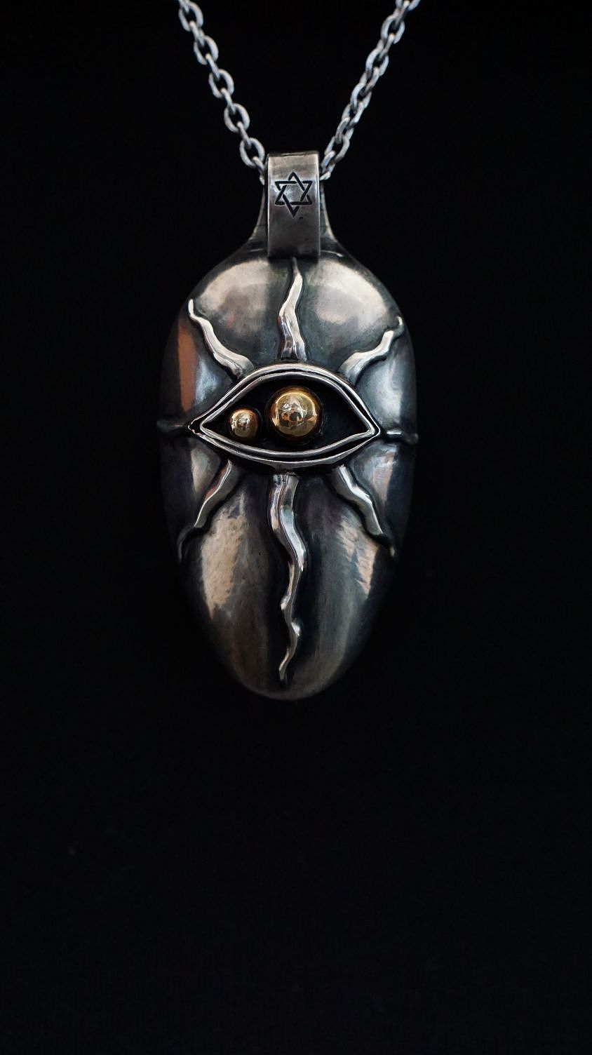 【撒旦之眼】古董银勺吊坠（图ZMzYzNDk5MjQ0） - 首饰设计 - 站酷设计师猴哥文玩工作室原创素材 - 站酷ZCOOL