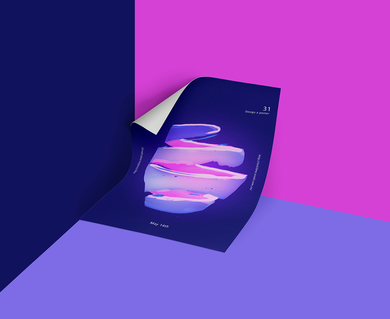 31 days | One day design a poster