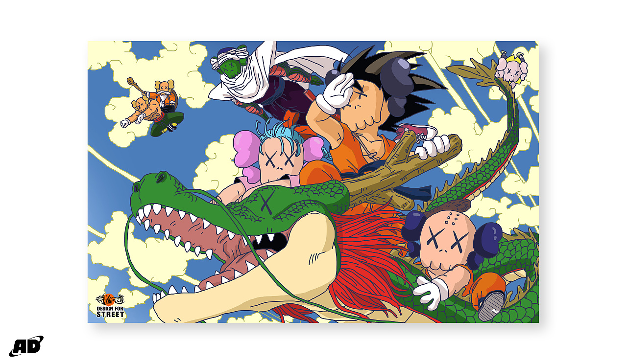 kaws xx dragon ball