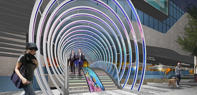 天霸设计再添城市综合体设计效果图新作品！（图ZMTc4MjAxNzc2） - 景观设计 - 站酷设计师美食广场设计公司原创素材 - 站酷ZCOOL