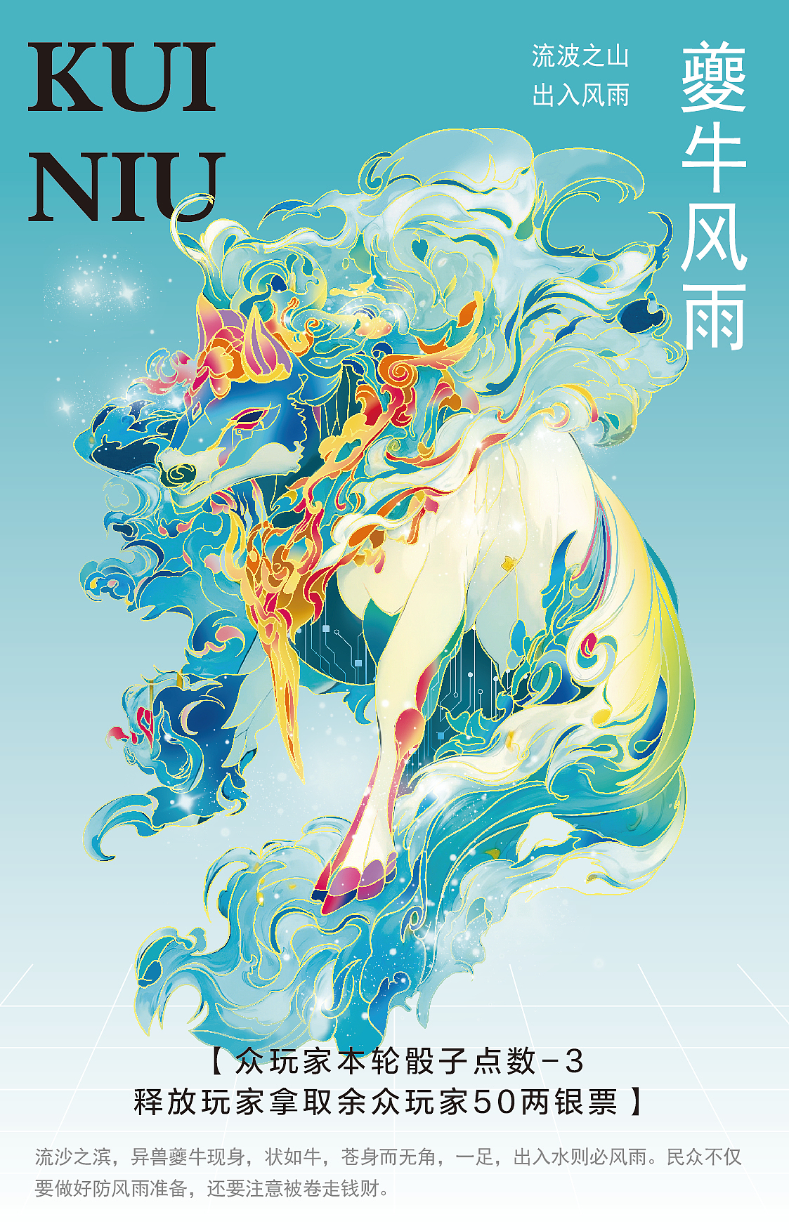 山海经异兽系列 桌游异兽卡牌设计(二)