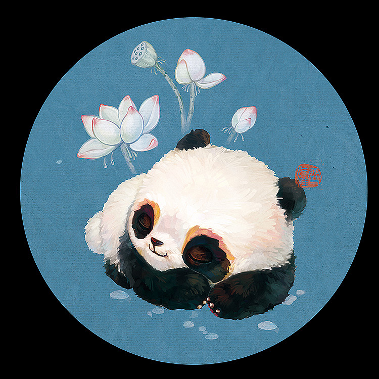 【中国熊猫】荷花篇(二)