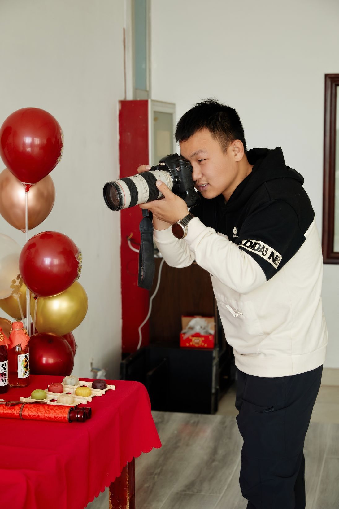 摄影师的工作花絮