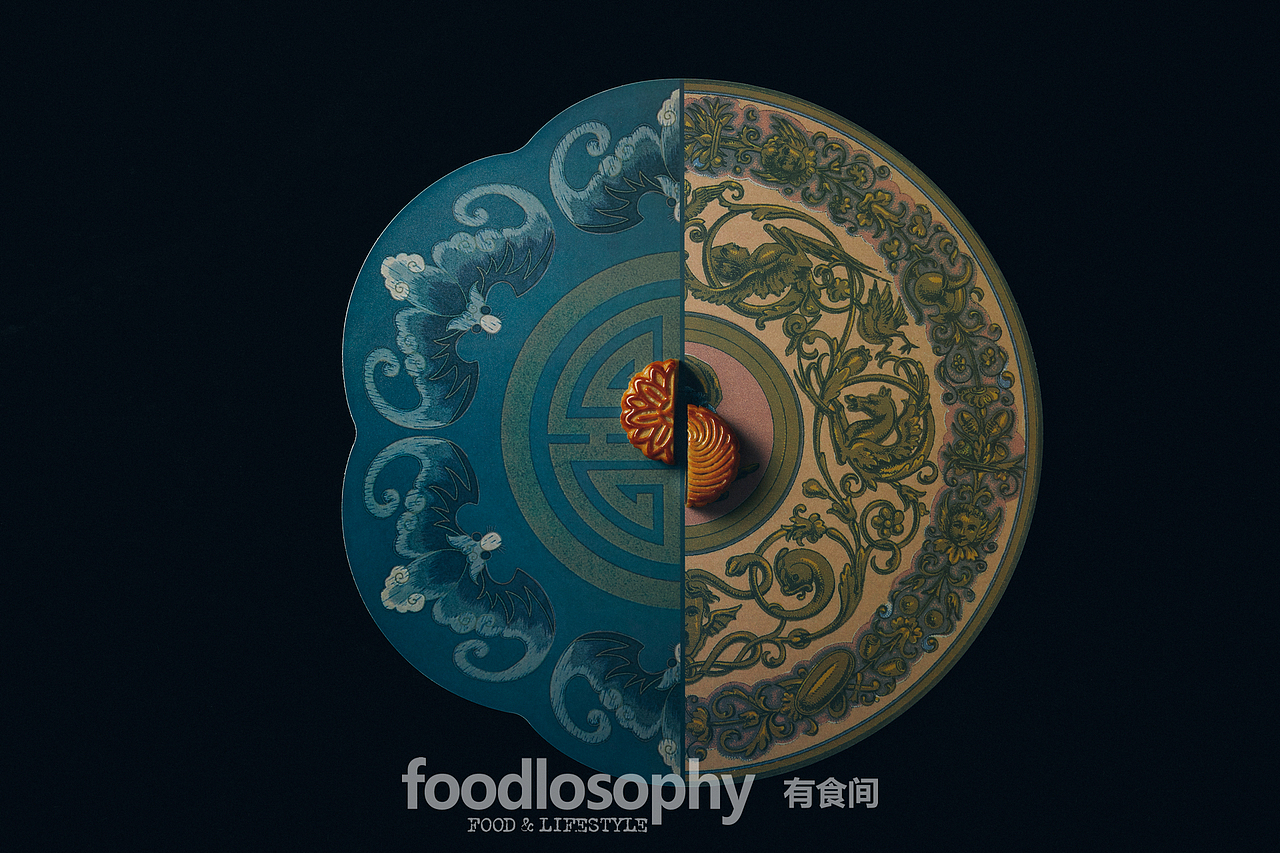 故宫食品 × 有食间|古绣圆盒月饼系列氛围意境拍摄