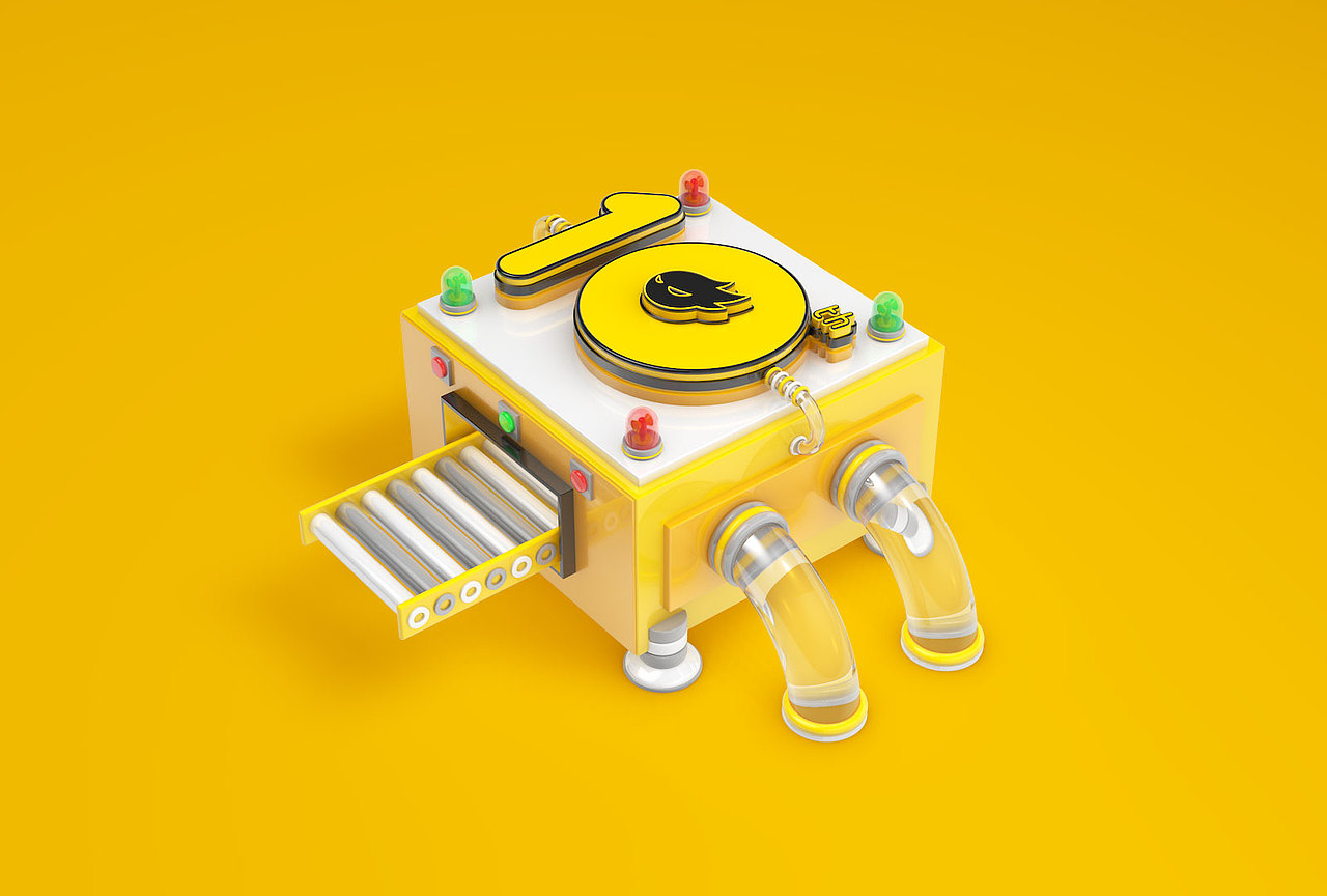 站酷10周年-C4D练习