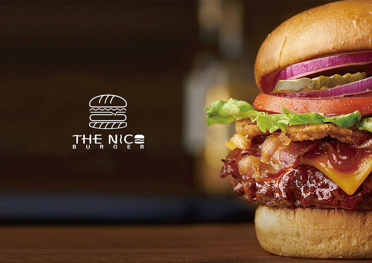 德奈斯汉堡VI-餐饮LOGO设计