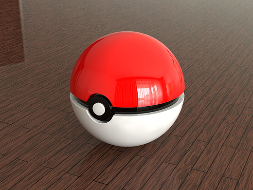 練習(xí)C4D 精靈球（個人主頁-ZMjQwMjMxODQ=） - 其他三維 - 站酷設(shè)計師愛魔獸的小吳原創(chuàng)素材 - 站酷ZCOOL