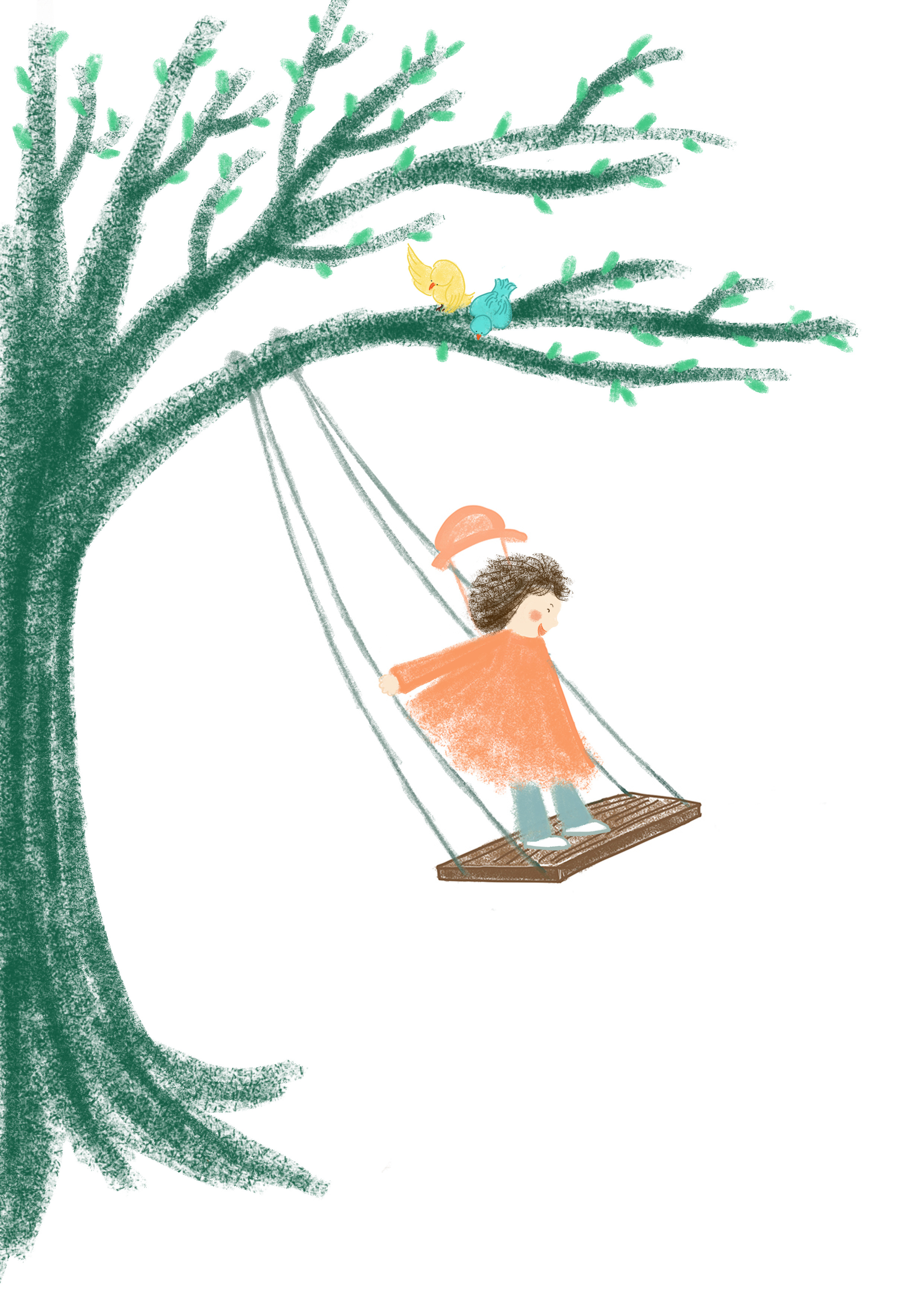 树|插画|儿童插画|jinlingl - 原创作品 - 站酷 (zcool)