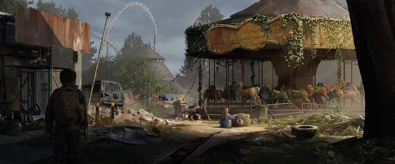 废土场景练习02|插画|概念设定|_bihx - 原创作品 - 站酷 (zcool)