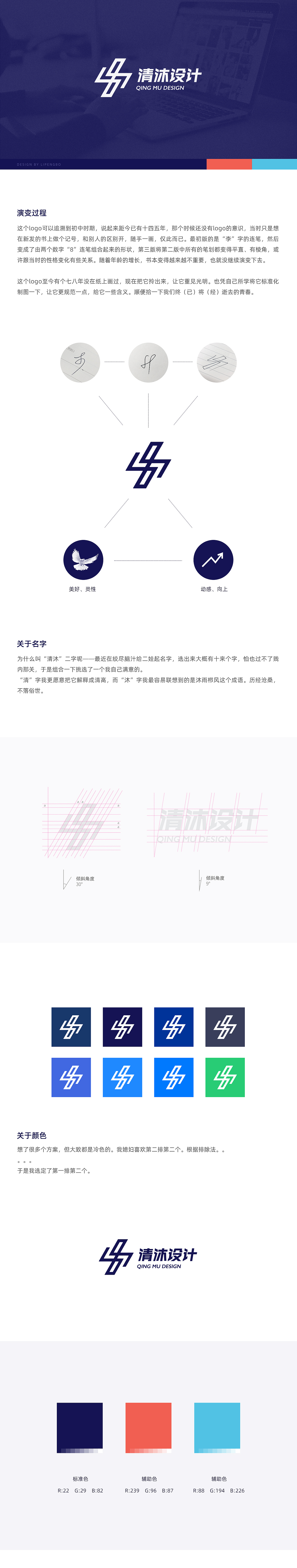 个人LOGO诞生记（图ZMTU3MDEzODI4） - Logo - 站酷设计师李朋波原创素材 - 站酷ZCOOL