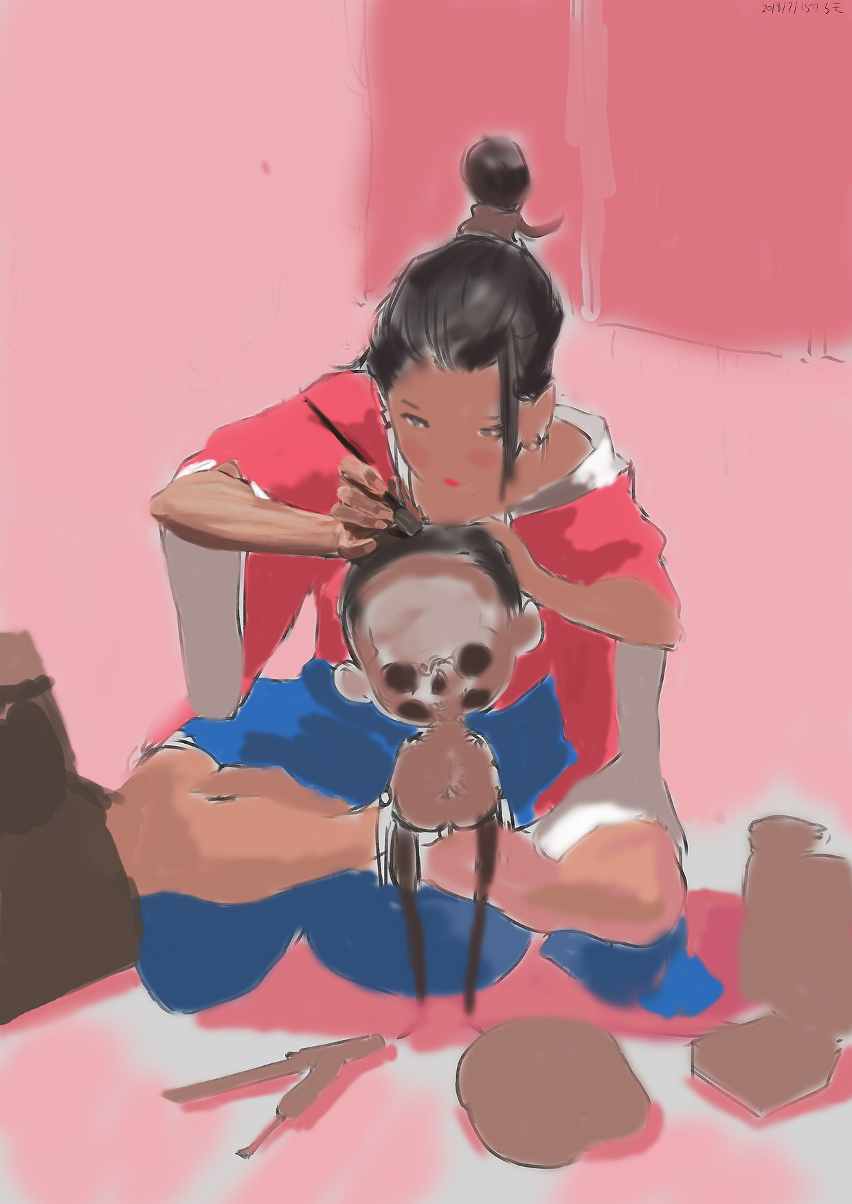 临摹了一张画，非常喜欢的画风（图ZMTIxNTY2ODI0） - 概念设定 - 站酷设计师Yuan_苑宇恒原创素材 - 站酷ZCOOL