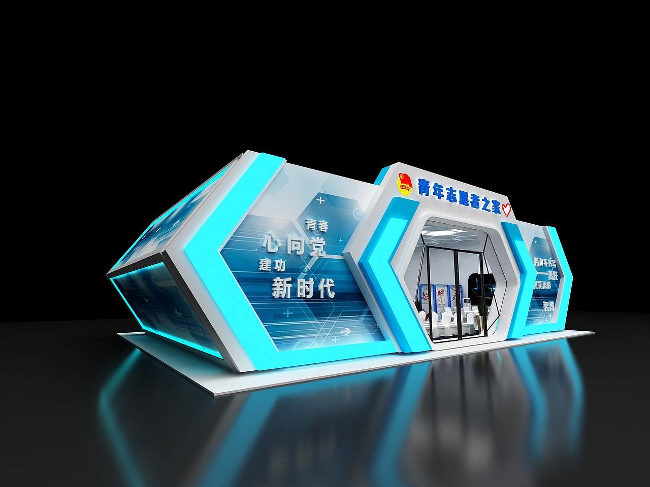 展厅（图ZMTk0MDA3MzI0） - 其他三维 - 站酷设计师木木的果果原创素材 - 站酷ZCOOL