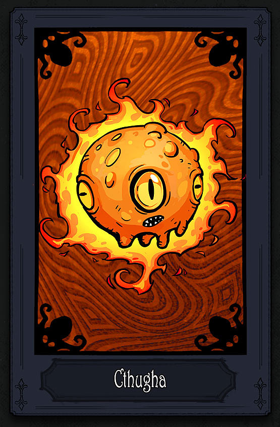 q版克苏鲁卡牌——阿卡姆档案 原创