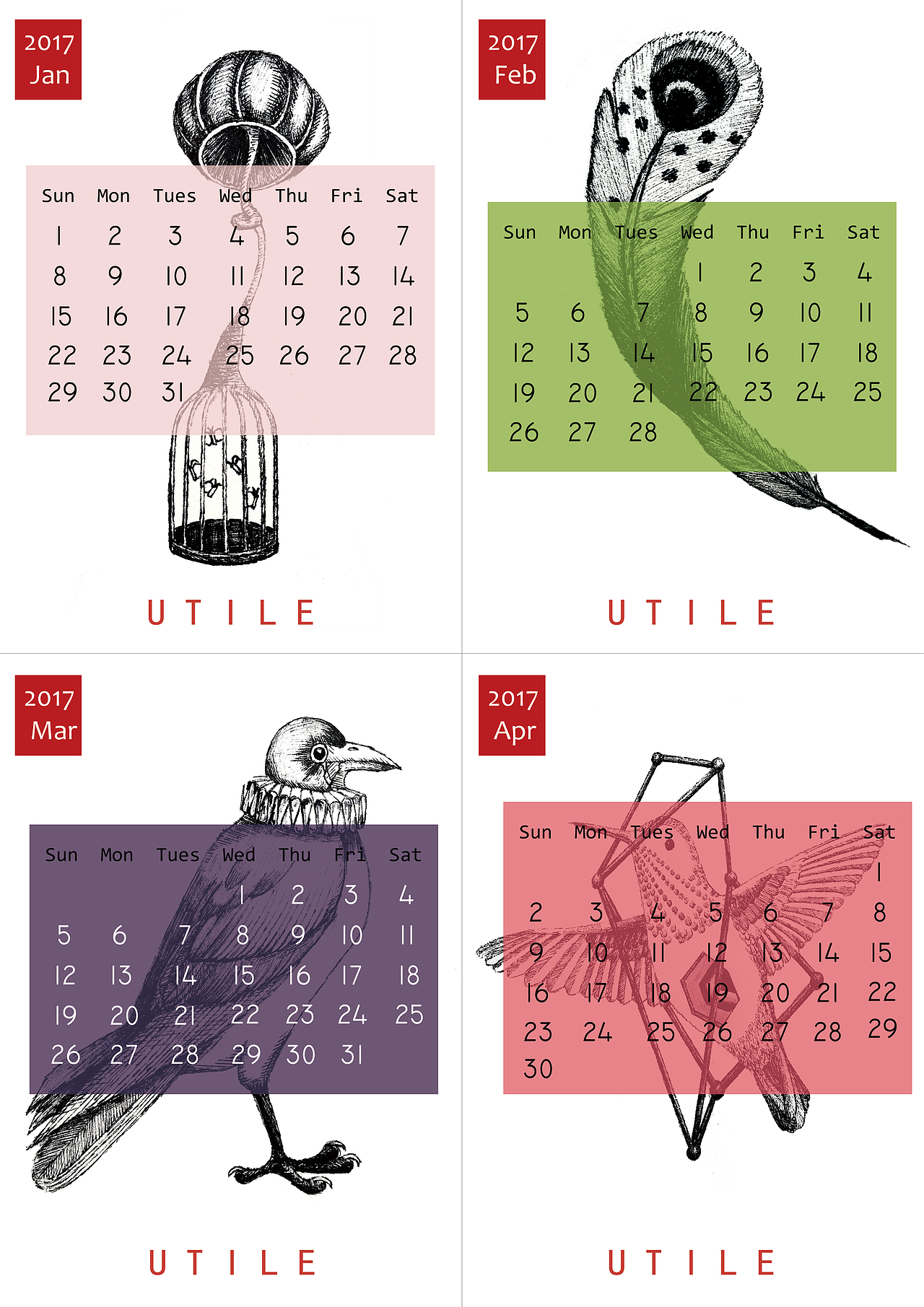 台历（图ZMTUyMDg1MDU2） - 其他平面 - 站酷设计师呉世原创素材 - 站酷ZCOOL