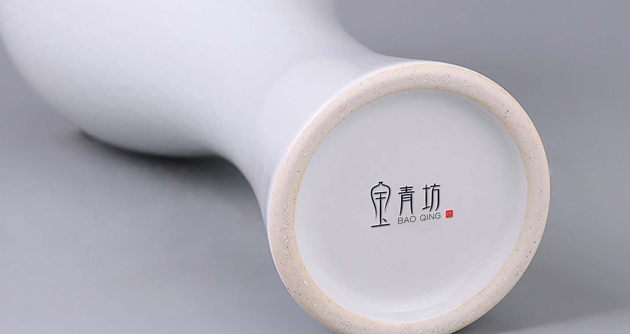 宝青坊瓷器logo设计