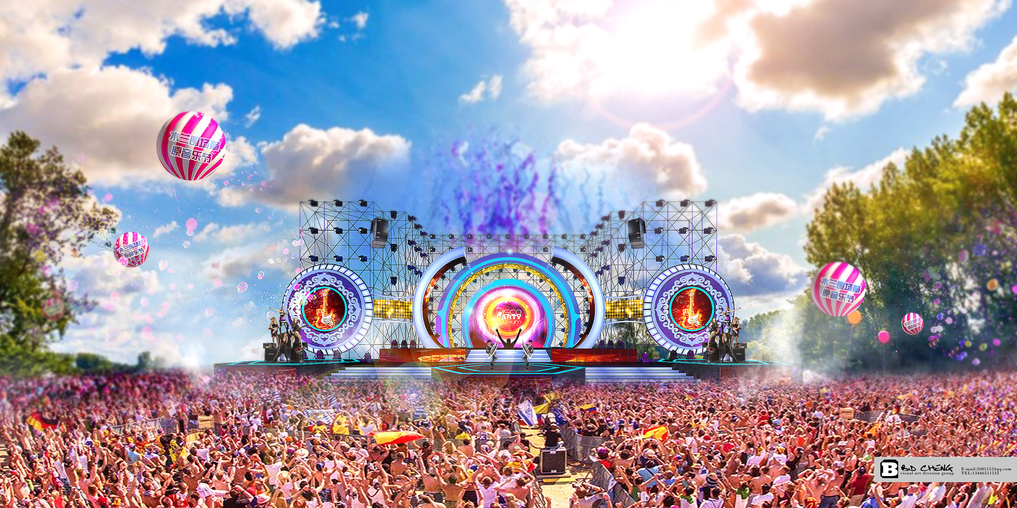 木兰围场草原音乐节 舞台设计