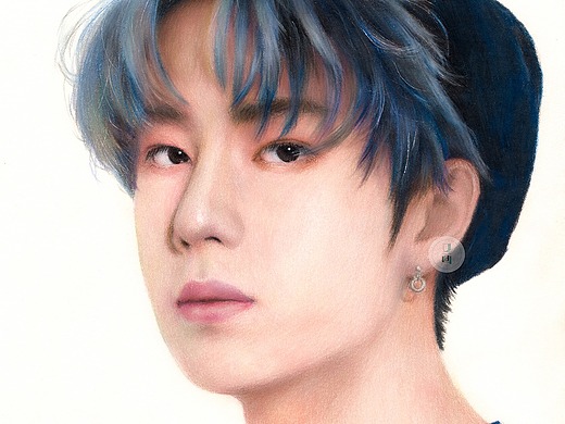 彩铅人像——王一博