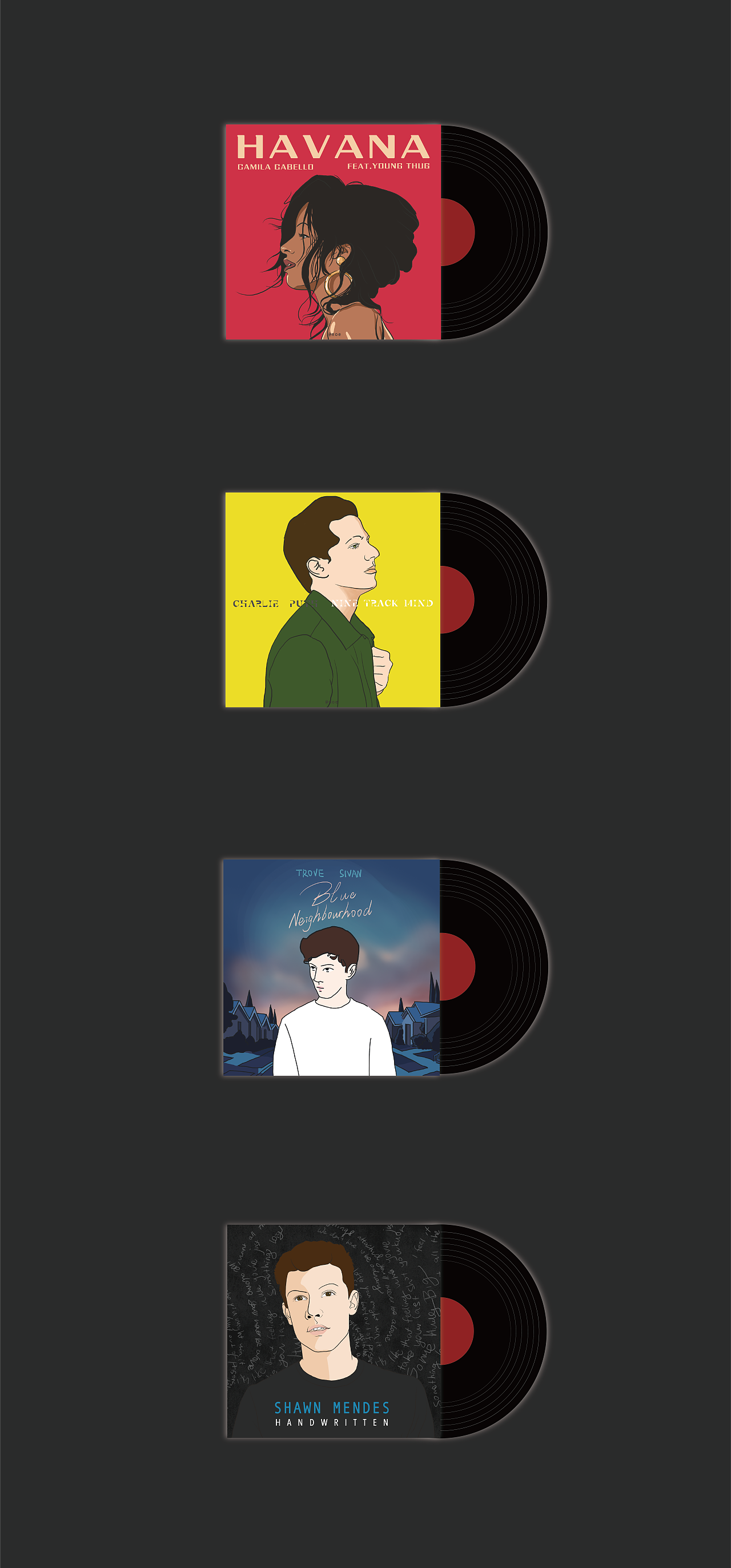 几张专辑封面（图ZMTU1NTMyNDg0） - 创作习作 - 站酷设计师moecheng原创素材 - 站酷ZCOOL