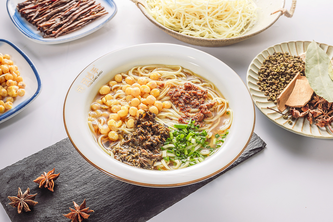 戎抄手系列-汤面 清汤碗杂、肥肠面、牛肉面、口蘑面